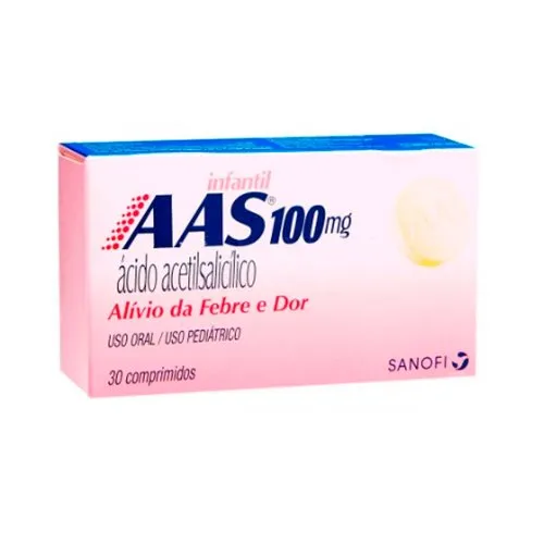 AAS 100mg 30 Comprimidos