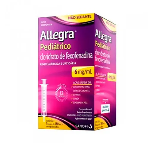 Allegra Pediátrico 6mg/mL Suspensão Oral