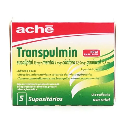 Transpulmin 5 Supositórios