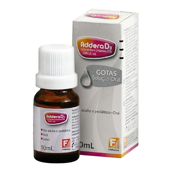 Addera D3 3.300UI/ml Solução Oral