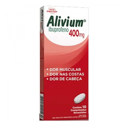 Alivium 400mg 10 Comprimidos Revestidos