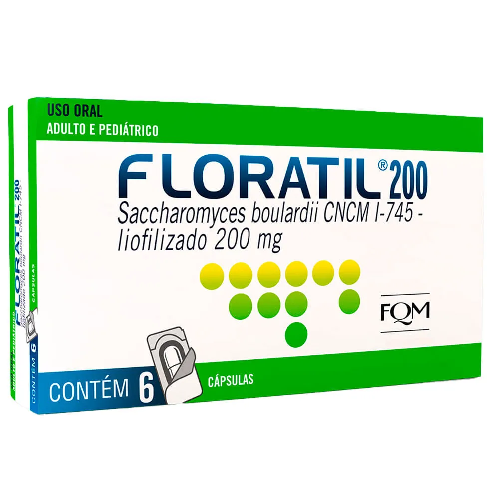 Floratil 200mg 6 Cápsulas