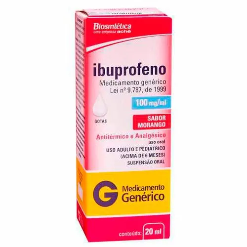 Ibuprofeno 100mg Suspensão Oral Biosintética