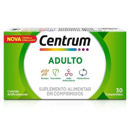 Centrum Adulto 30 Comprimidos Wyeth Consumer