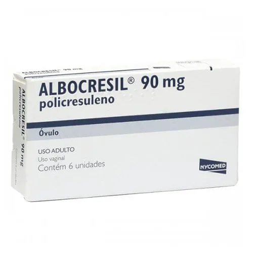 Albocresil 90mg 6 Óvulos Takeda