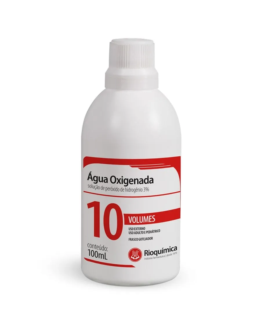 Água Oxigenada 10 Volumes 100 ML RioQuimica