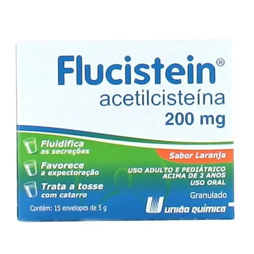 Flucistein Granulado 40mg/g 15 envelopes 5g cada