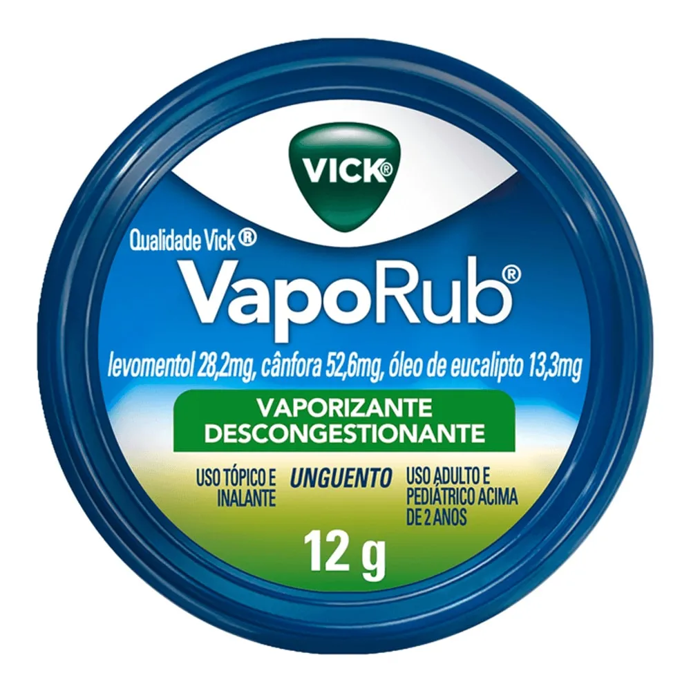 Descongestionante Vick Vaporub Unguento 12g