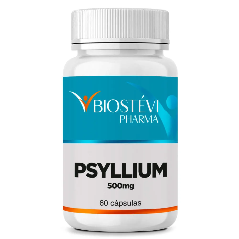 Psyllium 500mg 60 cápsulas