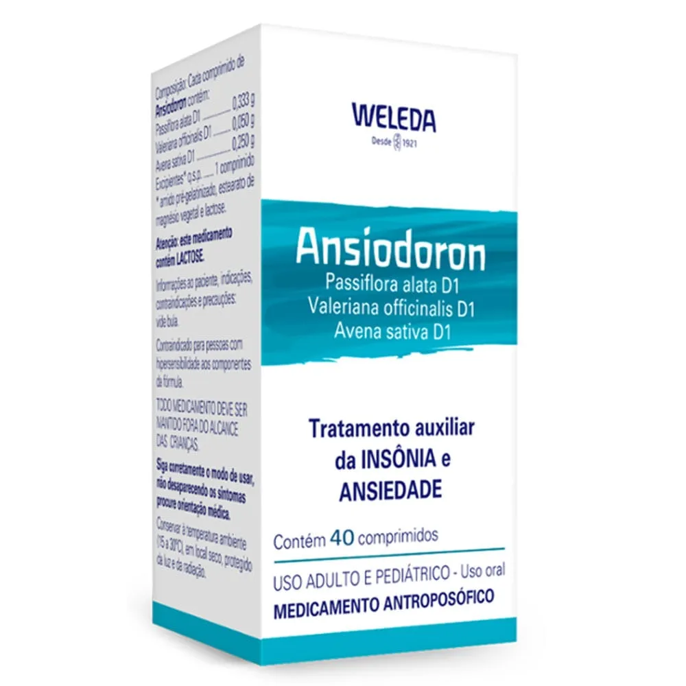 Ansiodoron Weleda 40 Comprimidos