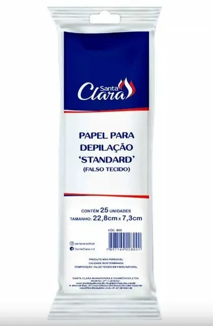 PAPEL SANTA CLARA PARA DEPILAÇÃO FALSO TECIDO | STANDARD