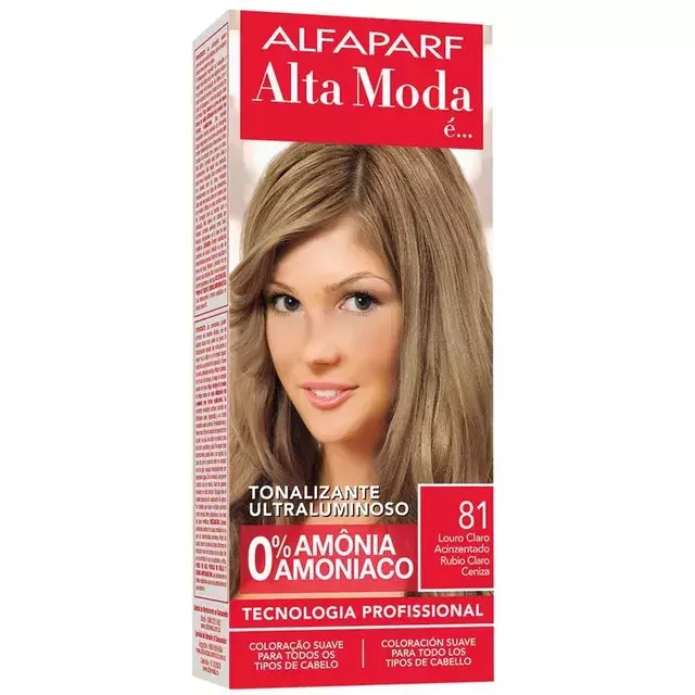 Tintura Alta Moda Tonalizante 81 Louro Claro Acinzentado