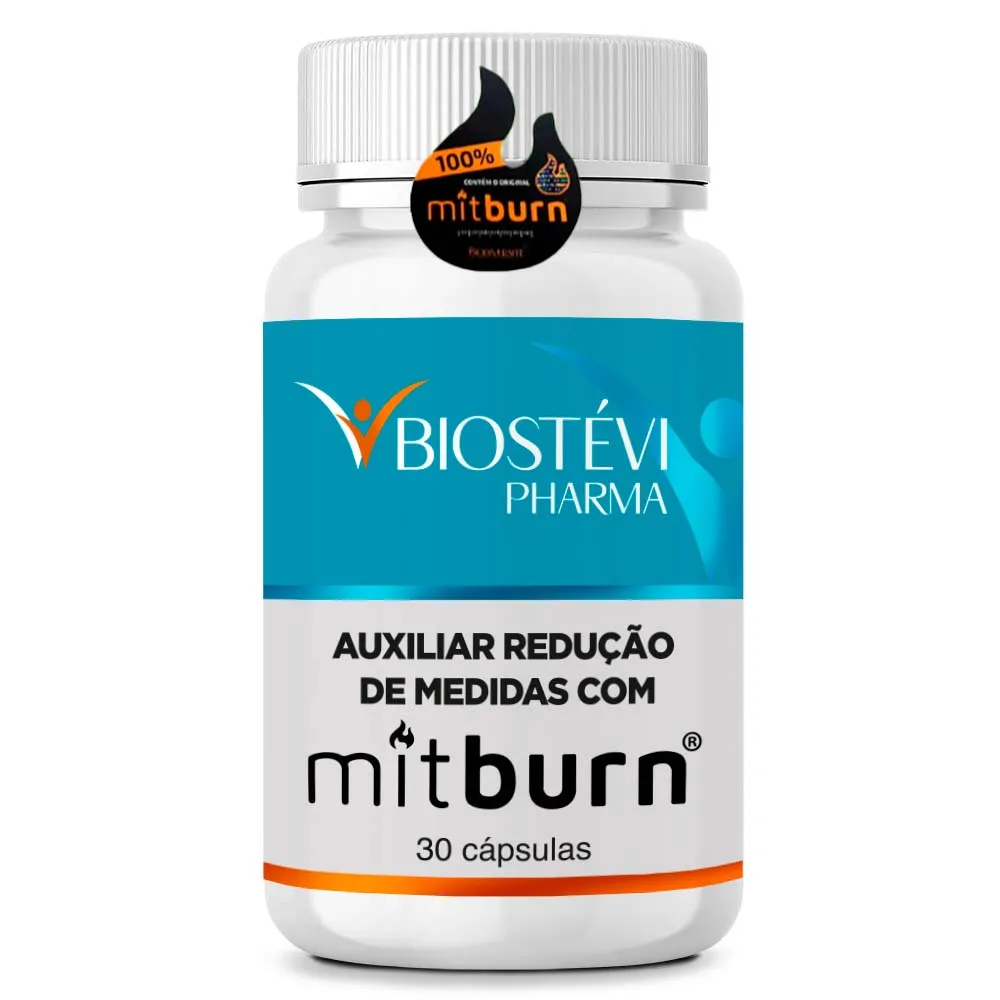 Composto Auxiliar para Redução de Medidas com Mitburn + Morosil + Ioimbine 30 Cápsulas