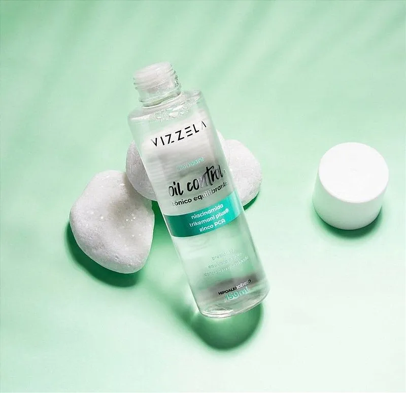 TÔNICO FACIAL CONTROL OIL SKIN CARE VIZZELA 150ML