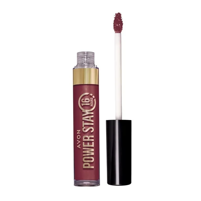Batom Líquido Avon Power Stay 16 Horas de Duração - Cor: Nude Malva