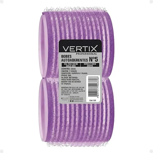 Bobes Autoaderentes Vertix Nº 5 Roxo Cód.339