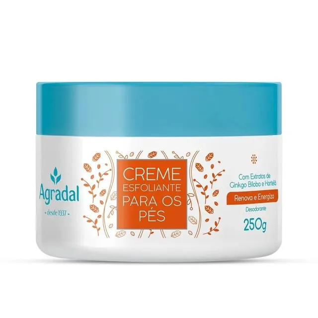 Creme Esfoliante Pés Agradal com Semente de Damasco 250g