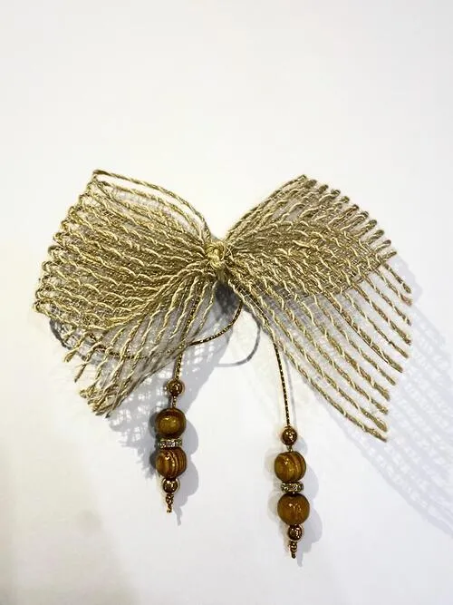 ENFEITE LAÇO LUXO DE JUTA