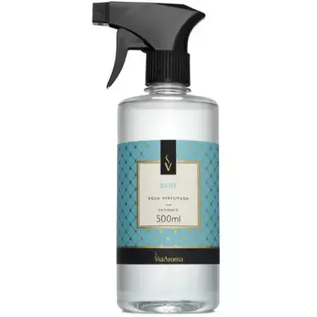 Água Perfumada Para Tecidos - Baby - Via Aroma - Frasco com 500ml
