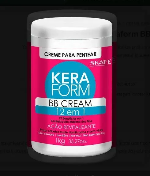 CREME PARA PENTEAR KERAFORM BB CREAM 1KG