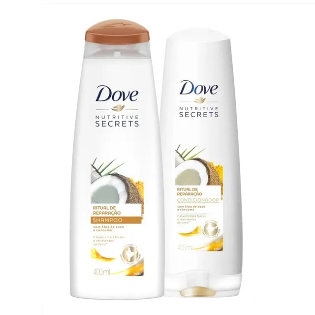 Kit Dove Ritual De Reparação Shampoo 400ml + Condicionador 200ml