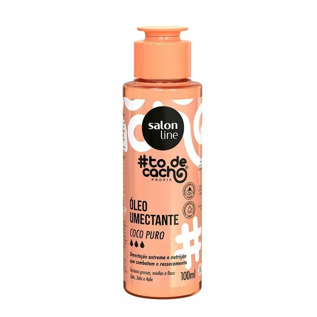 Óleo de Umectação #todecacho Uhulll! Coco Puríssimo 100ml - Salon Line