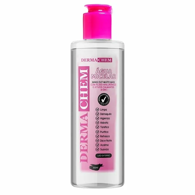 Água Micelar Dermachem Ácido Hialurônico 250ml
