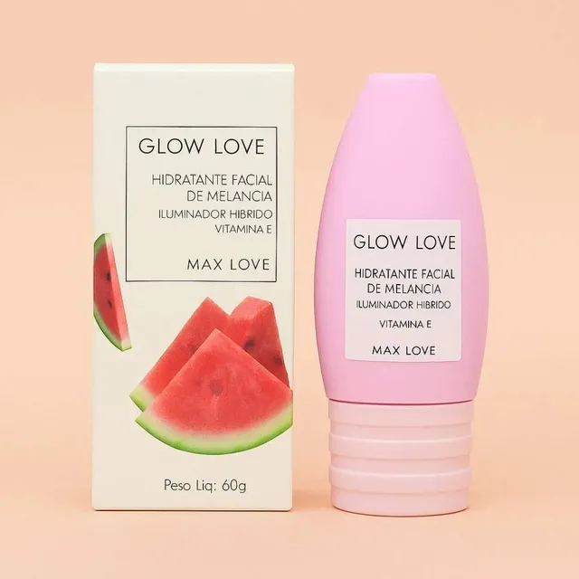 Hidratante Facial De Melancia Glow Love Max Love 60g
