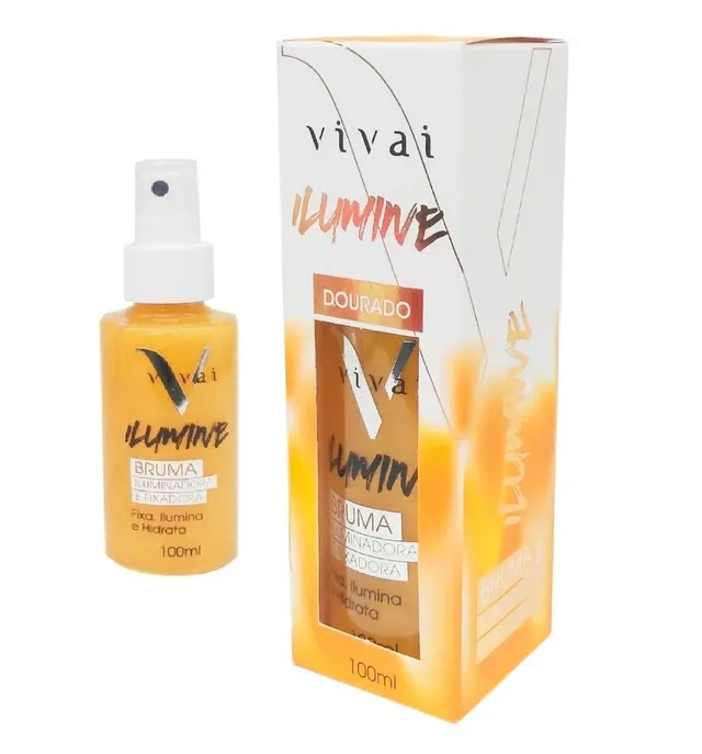 Bruma Iluminadora e Fixadora Dourado Vivai