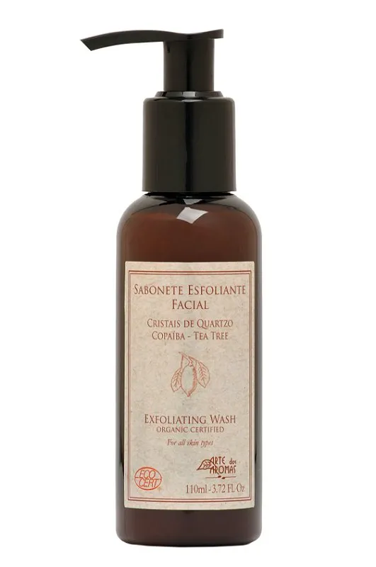 Sabonete Esfoliante Facial Cristais Quartzo Orgânico Ecocert 110ml