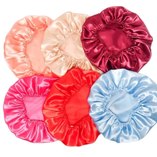 Touca de Cetim Elástico Lado Único Cores Sortidas