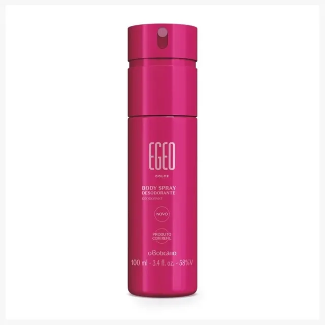 Body Spray Desodorante Egeo Dolce oBoticário 100ml