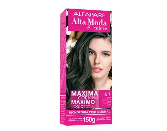 Tintura para Cabelo Alta Moda E Colore 6.1 60G
