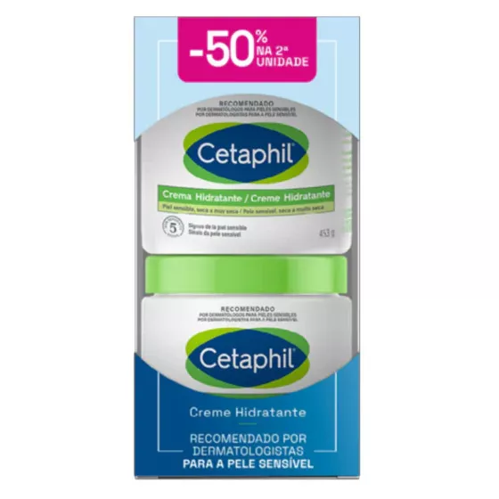 Cetaphil Creme Hidratante Peles Sensíveis 2x453g