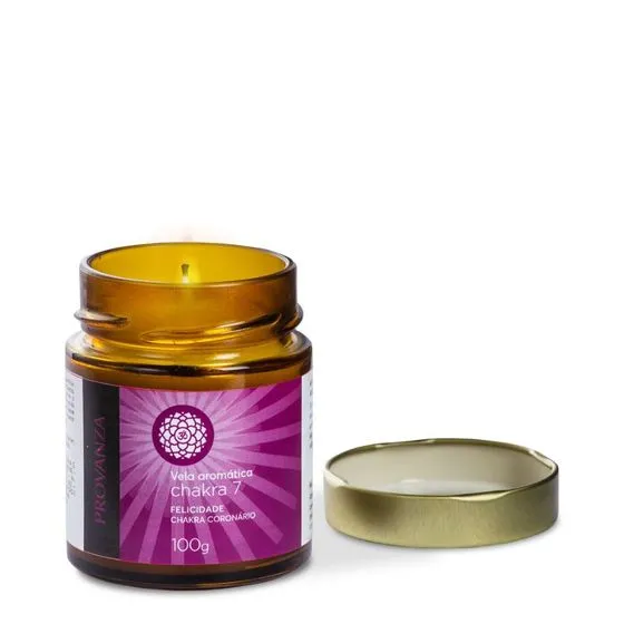 Vela Chakra 7 Coronário 100G Provanza