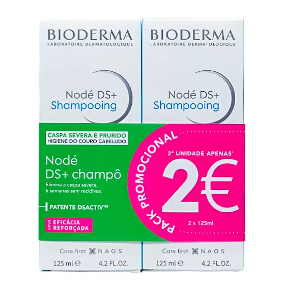 Bioderma Nodé DS+ Creme Champô Anti-Caspa 2 x125ml