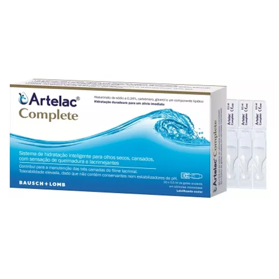 Artelac Complete Hidratação Olhos Secos 0.5MLX30