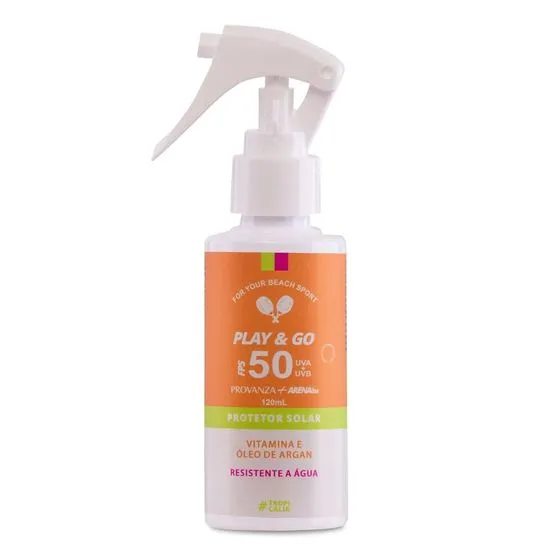 Protetor Solar Fps Play & Go 120Ml Provanza + Arena034