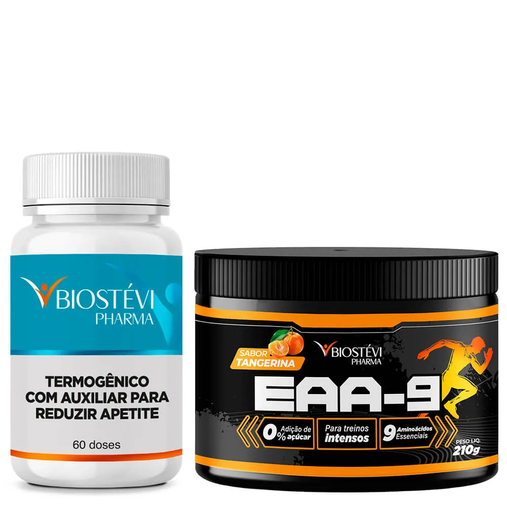 Kit EAA-9 + Termogênico Sacietógeno