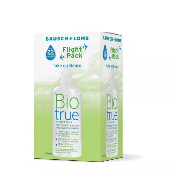 Bausch & Lomb Solução Biotrue Flight Pack 100ml