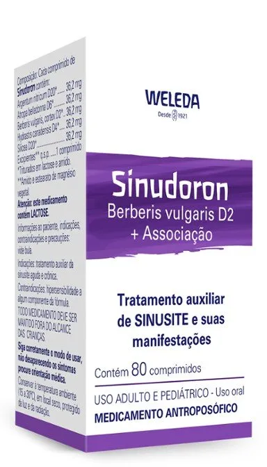Sinudoron com 80 Comprimidos