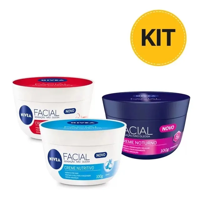 Kit Creme Facial Nivea