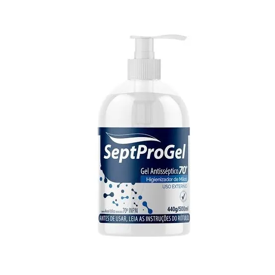 Álcool em Gel 70% Antisséptico 440g SeptPro