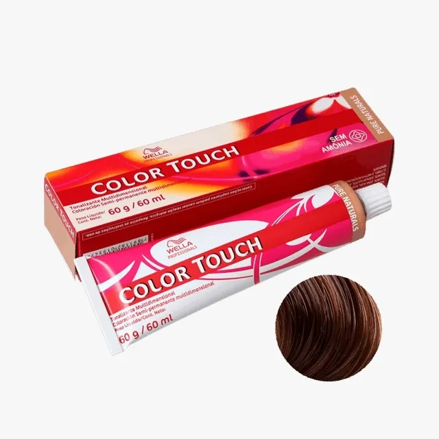 Tonalizante Wella Color Touch Pure Naturals 6.0 Louro Escuro 60g