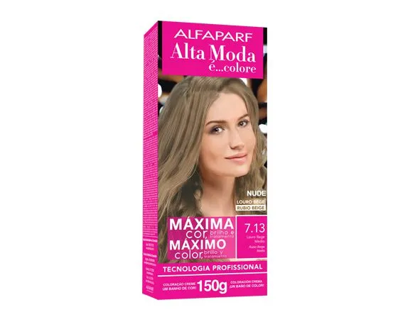 Tintura para Cabelo Alta Moda E Colore 7.13 60G