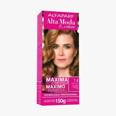 Tinta Alta Moda Louro Médio Acobreado 7.4