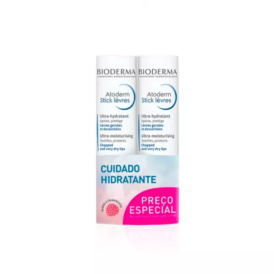 Bioderma Atoderm Moisturizing Stick Labial 2x4g