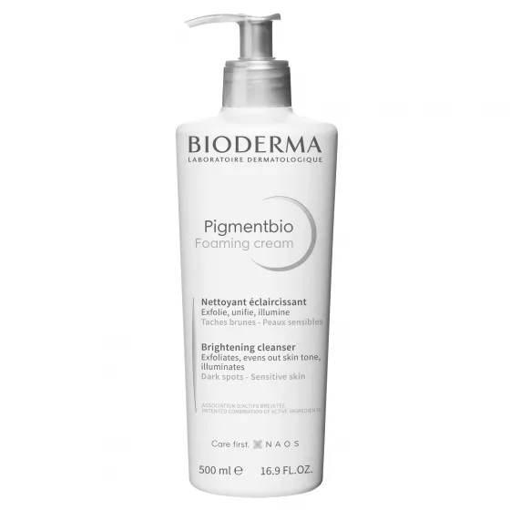 Bioderma Pigmentbio Foaming Cream Creme de Limpeza Anti-Manchas Escuras 500ml