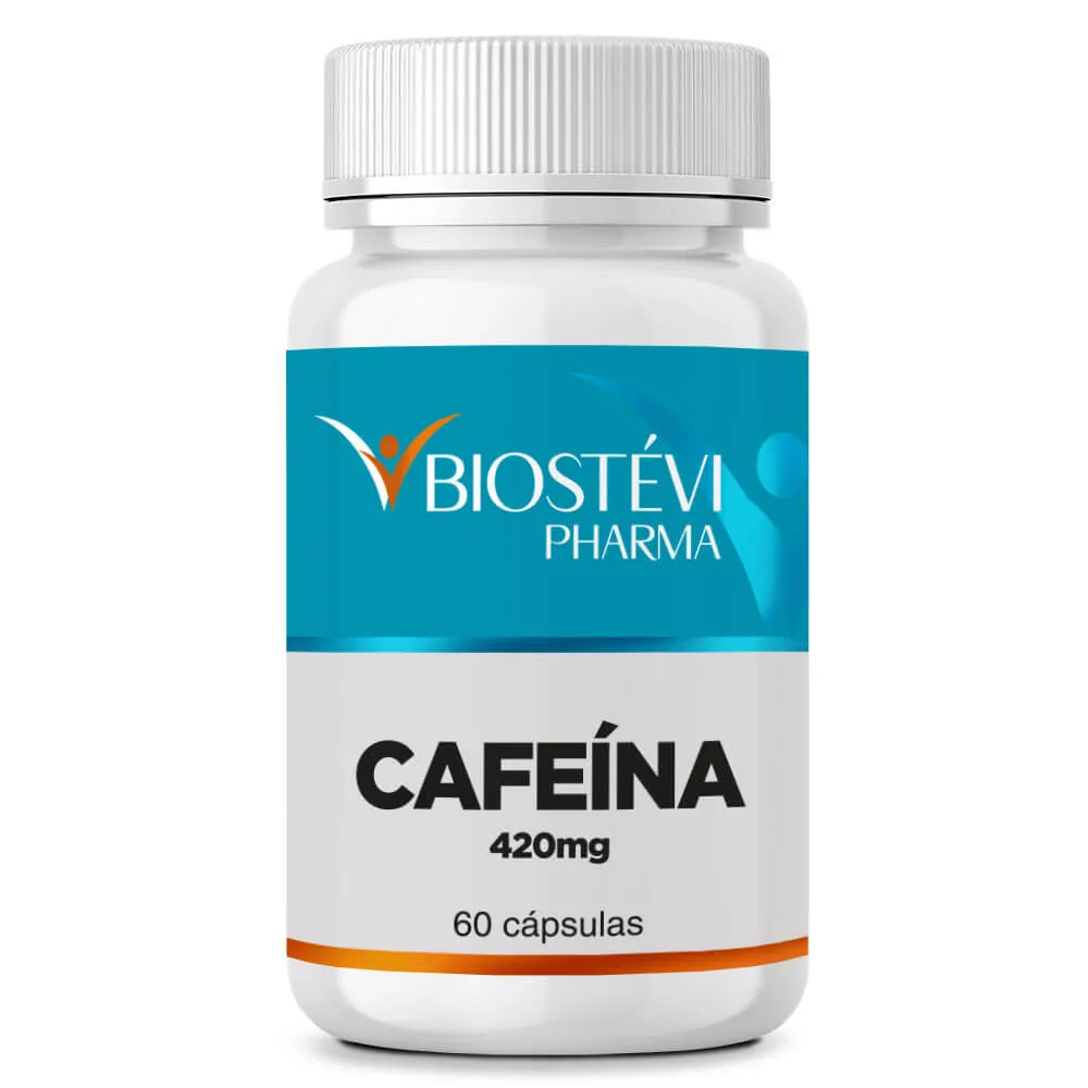 Cafeína 420mg 60 Cápsulas