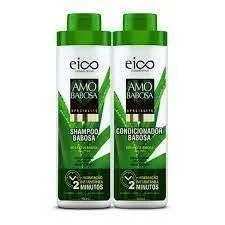 KIT EICO SHAMPOO E CONDICIONADOR BABOSA - 800ML